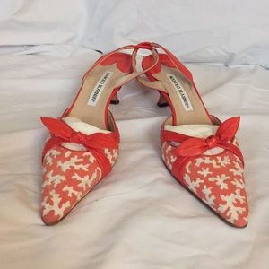 Manolo Blahnik slingback shoes
